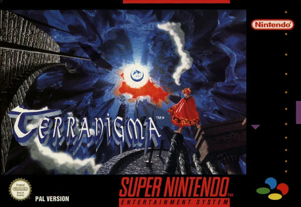 Ilustracion de la caja europea de Terranigma